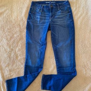 Mid-Rise Rockstar Blue Jeans